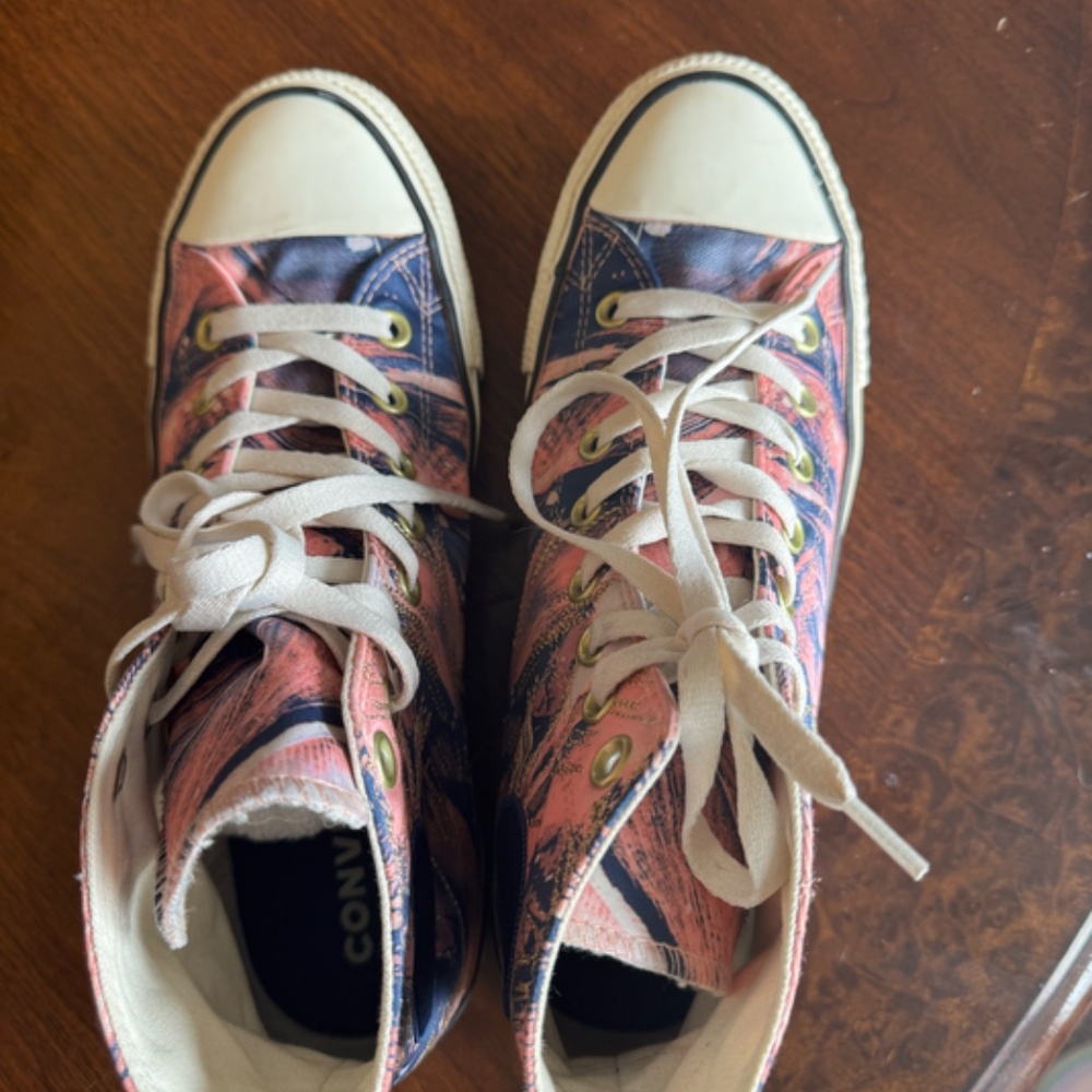 ✨ Converse Chuck Taylor All Star Hi - Feather Print ✨ - Picture 3 of 6
